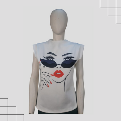Blusa Estilo Pop Art