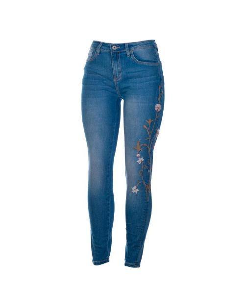 Jeans florales - Pardela