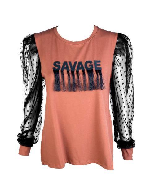 Blusa savage - Pardela